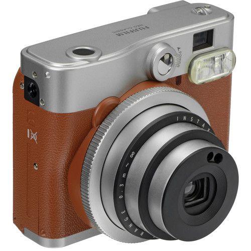 Câmera Fujifilm Instax Mini 90 Neo Classic - Marrom - Câmeras